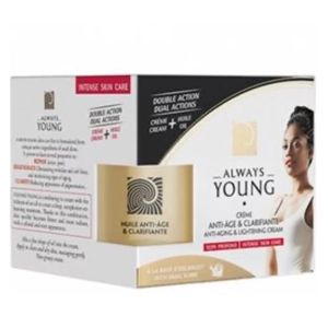 Always Young anti-aging Lightening body Cream 300ml & Anti Ageing oil 30ml