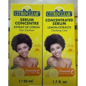 CITRO CLEAR CONCENTRATED WHITENING SERUM ERASES DARK AREAS LIKE KNUCKLES 50ml.