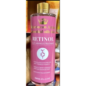 Moroccan Argan Essential Oil 6in1 RETINOL  ANTI-WRINKLE TREATMENT 300ml