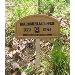 Product 50 Cast Gold Temp Grave Marker