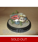 Scrapyard Scene No. 7 - Hand-made Vintage Volkswagen Diorama in 1/76 Scale