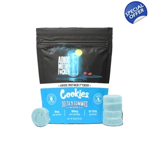 2 X COOKIES DELTA 9 THC GUMMIES ADIOS MOTHERF*CKER