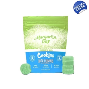 2 X COOKIES DELTA 9 THC GUMMIES MARGARITA BAR