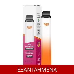10ml Orange County CBD Vape pen Pink Lemonade 3500 Puff, 600 mg CBD, 400 mg CBG