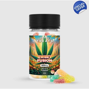 Sweet Fusion Gummies DELTA 9 300mg - TRIPPY TREATS
