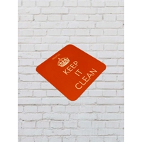 KEEP IT CLEAN coaster