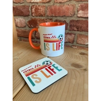 'MNFutbol Is Life' MUG & COASTER SET