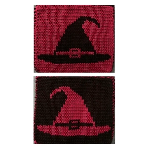 Double Knit Witches Hat Potholder