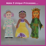 Stick Puppet Party® Multicultural Princess Edition