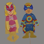 Invent A Superhero Stick Puppet Kit