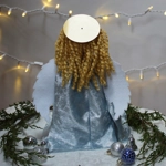 Angel Tree Topper Sewing Kit Frost Blue Gown