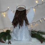 Angel Tree Topper Kit with Silver Gown
