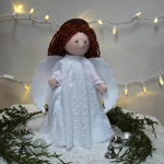 Angel Tree Topper Kit with White Gown