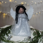 Angel Tree Topper Kit with Silver Gown