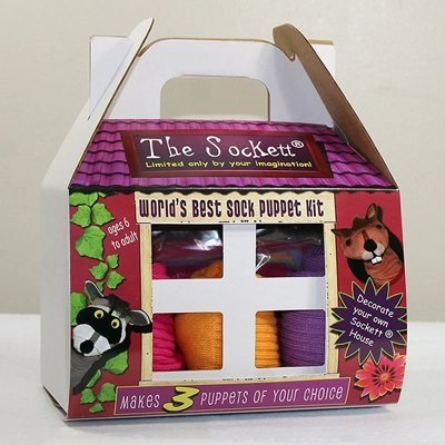 Sockett Deluxe Sock Puppet Kit