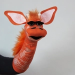 Giraffe Sock Puppet Kit