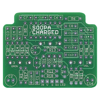 SoopaCharged Overdrive PCB