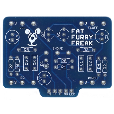 Fat Furry Freak - board-mounted pots - vertical