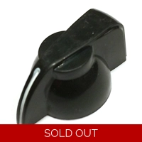 Chicken Head Knob - Black Plastic