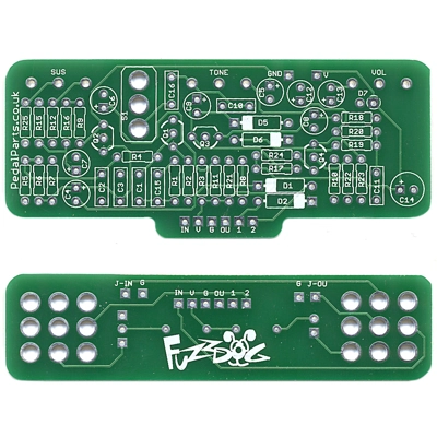 Ultimatum Octave-Up Fuzz PCB Set