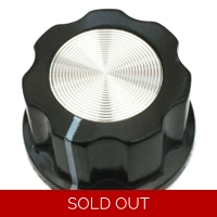 Boss-style Knob - Black - 27mm