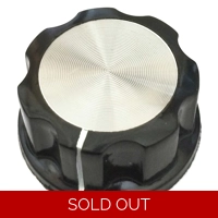 Boss-style Knob - Black - 33mm