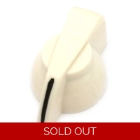 Chicken Head Knob - Cream Plastic