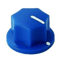 20mm MXR-style fluted knob - Blue