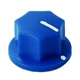 20mm MXR-style fluted knob - Blue