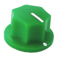 20mm MXR-style fluted knob - Green