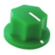 20mm MXR-style fluted knob - Green