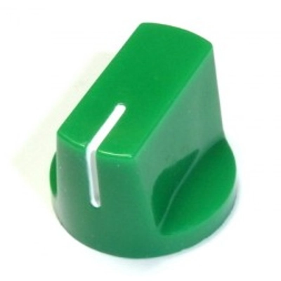 Davies 1510-Style Knob, set screw fitting - Green