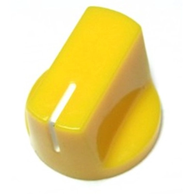 Davies 1510-Style Knob, set screw fitting -Yellow