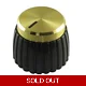 Marshall-style Knob - Gold Cap