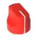 16mm mini Davies 1510-style knob - Red