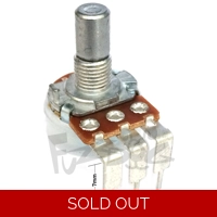 6mm Pots - Reverse Log - Vertical..