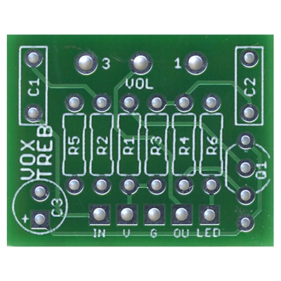 Vox Treble Boost PCB