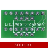 CA3080 - LM13700 Adapter PCB