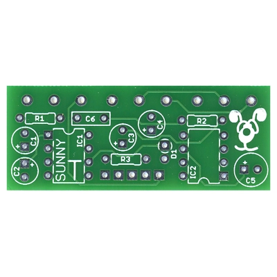 Sunny-T PCB - cranked Sunn Model T tones