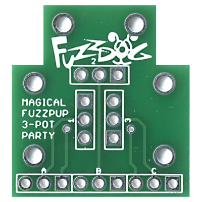 FuzzPup 3-Pot Daughterboard