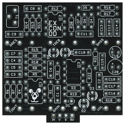 Ex-Con Overdrive PCB