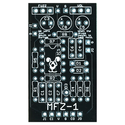 FuzzPup Maestro MFZ-1 Fuzz PCB