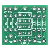 Big Muff Pi Tone Stack PCB