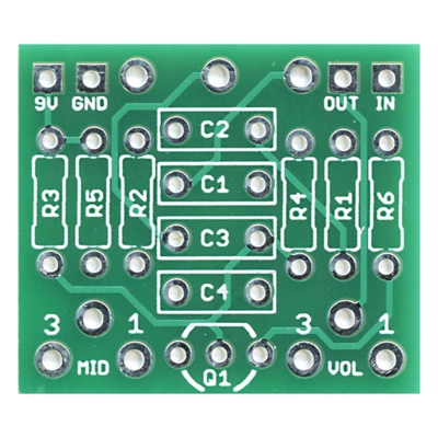Big Muff Pi Tone Stack PCB