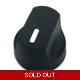 18mm Semi-Soft-touch rubber knob