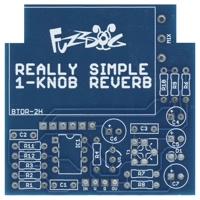 Simple One-Knob Reverb PCB