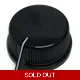 Davies 1470 Style knob - Black
