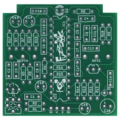 Glam Chorus PCB