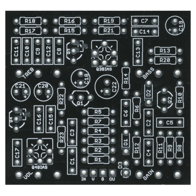 Sacred Utterance Overdrive PCB
