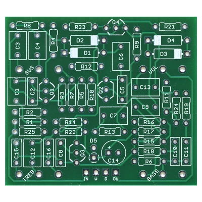 Baxandall Big Muff Pi PCB